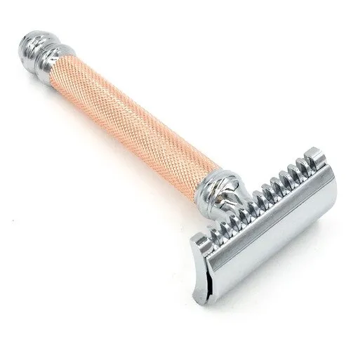 Parker - 63C Rose Gold Open Comb Safety Razor