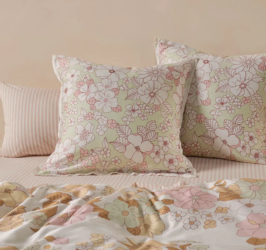 Poppy European Pillowcase Multi