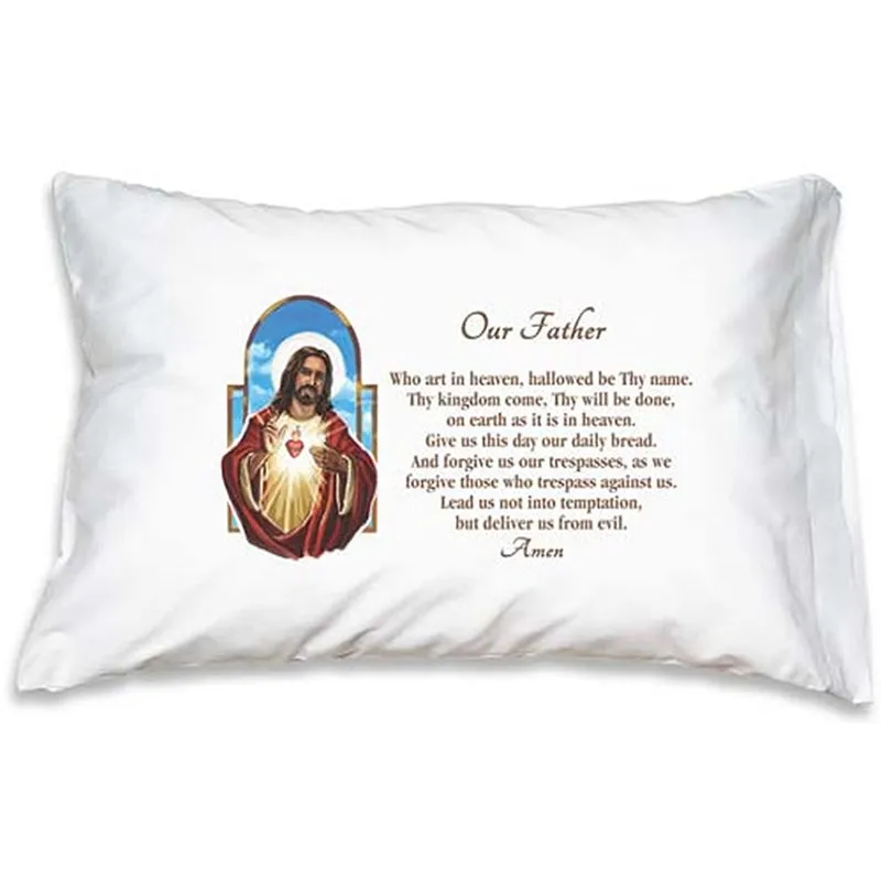 Prayer Pillowcase - The Sacred Heart: Our Father