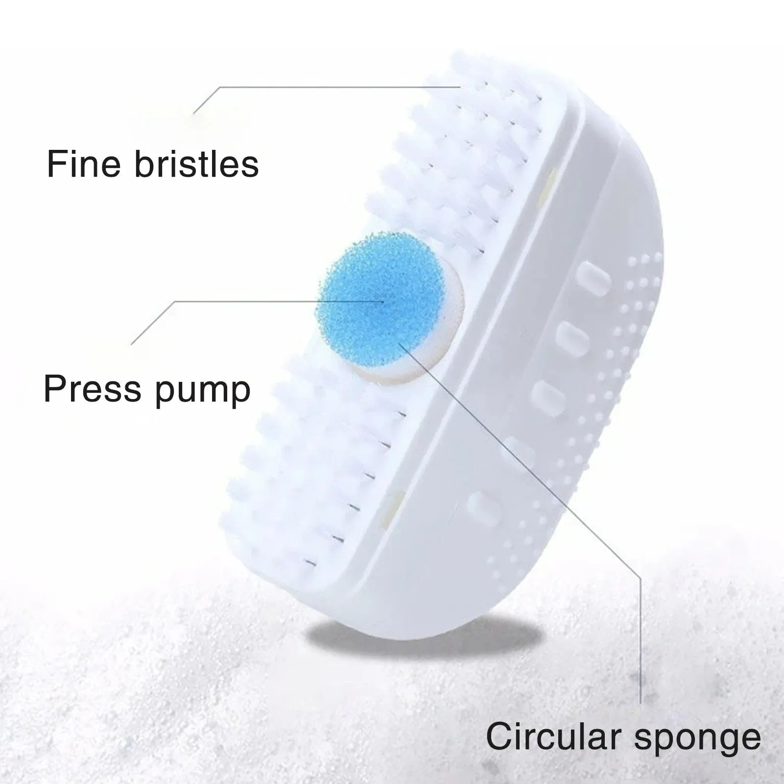 Preffers™ All-in-One Shoe Cleaning Brush - Scrubber and Whitener Sponge