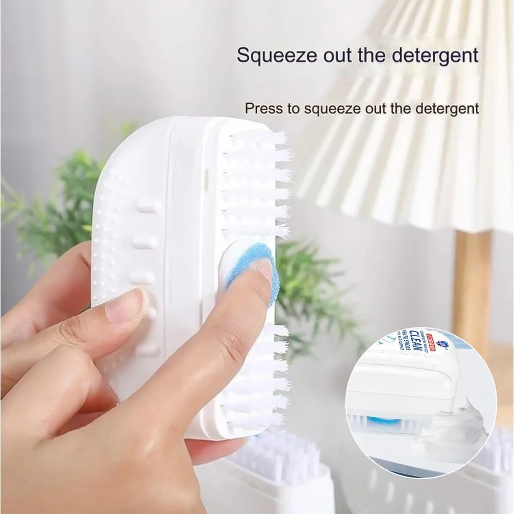 Preffers™ All-in-One Shoe Cleaning Brush - Scrubber and Whitener Sponge