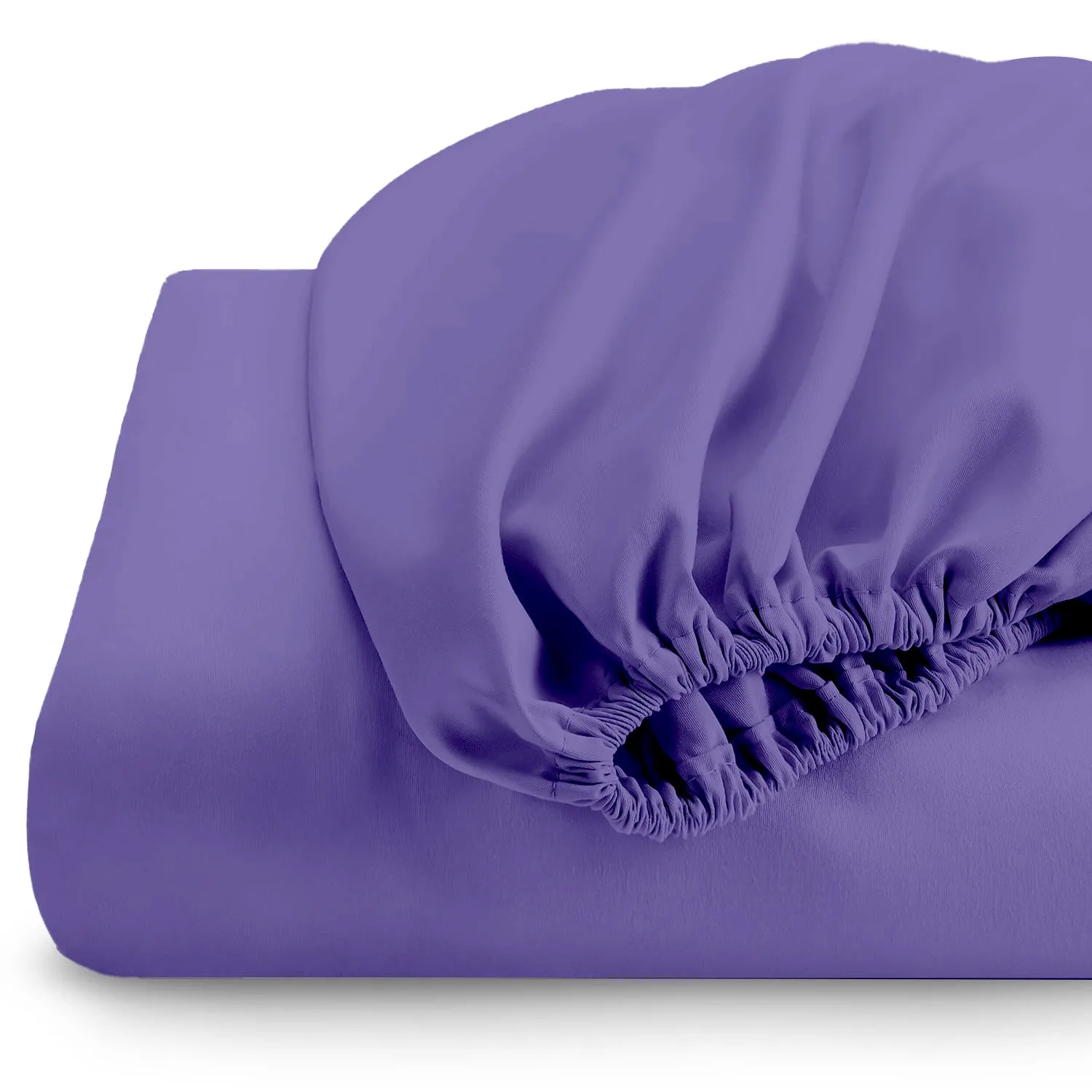 Premium Quality Super Soft Purple Fitted sheet 120x200 25 cm with Deep Pockets