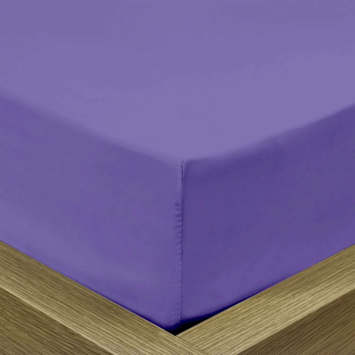 Premium Quality Super Soft Purple Fitted sheet 120x200 25 cm with Deep Pockets