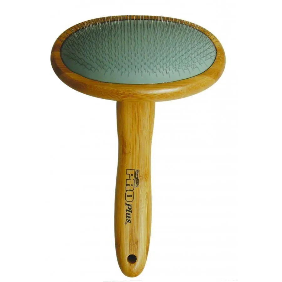 Pro Plus Bamboo Soft Slicker Brush