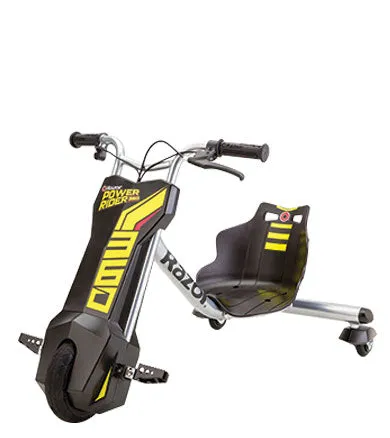 Razor PowerRider 360 - Black/Yellow