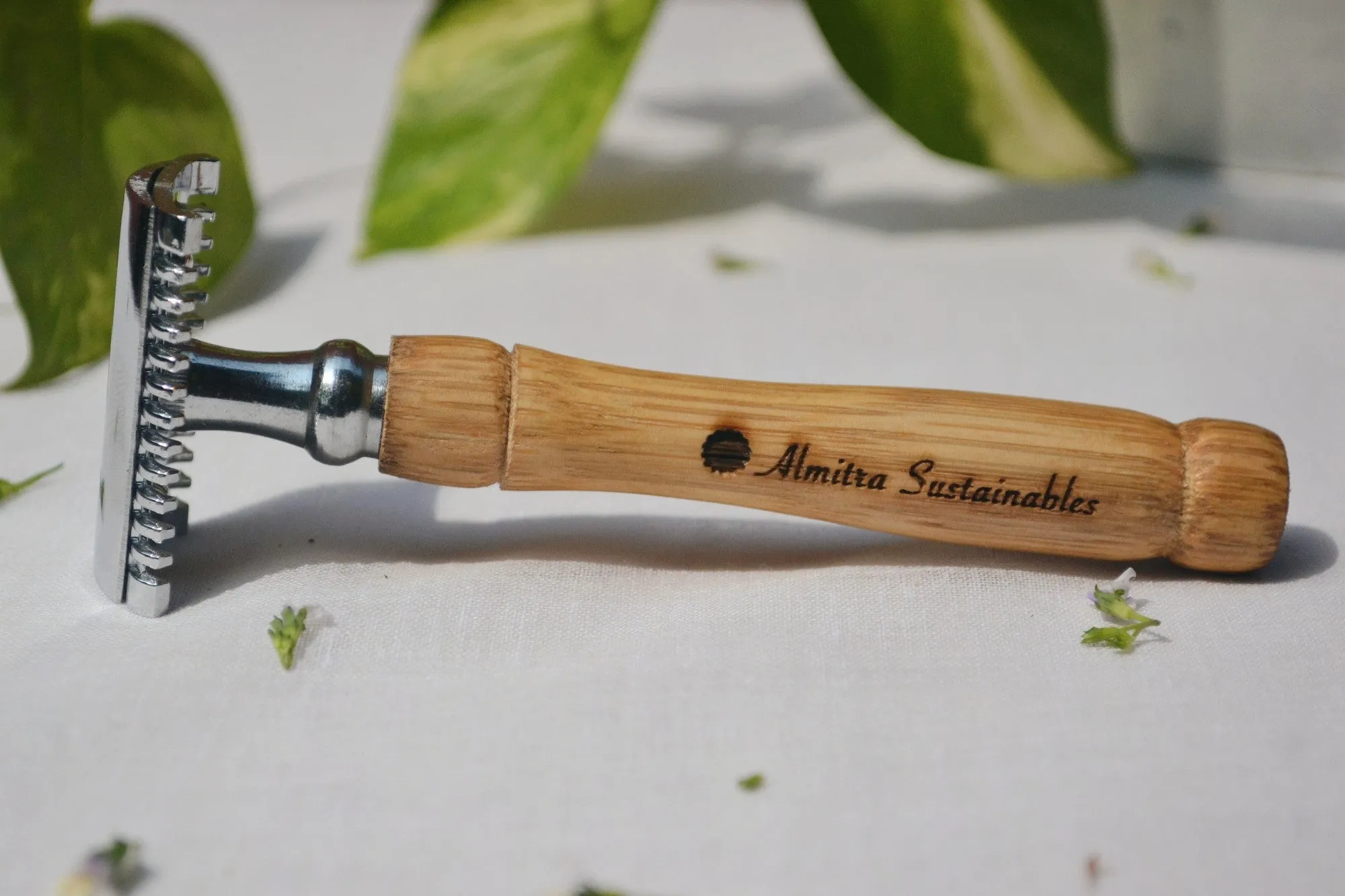 Reusable Bamboo Safety Razor - Double Edged