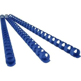 Rexel Plastic Binding Comb Round 21 Loop 12.5Mm A4 Blue Box 100