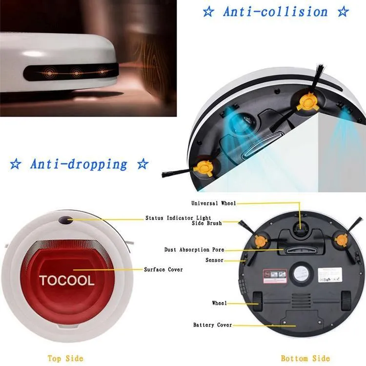 Robot vacuum cleaner home with remote control TC-350