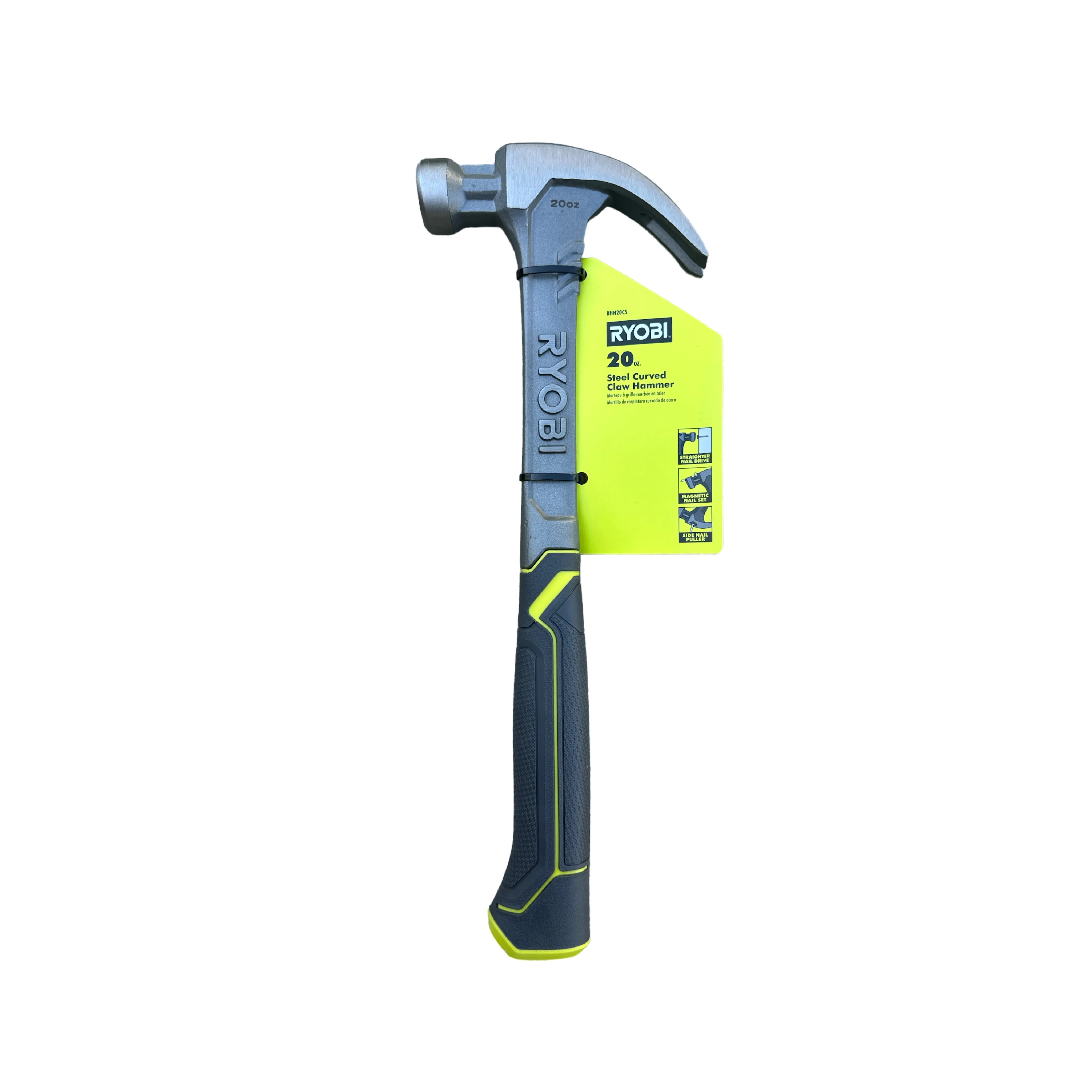 RYOBI 20 oz. Steel Curved Claw Hammer