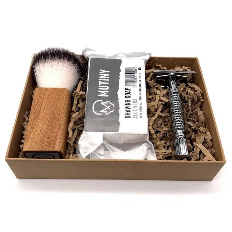 Safety Razor Shaving Set - Aloe Vera