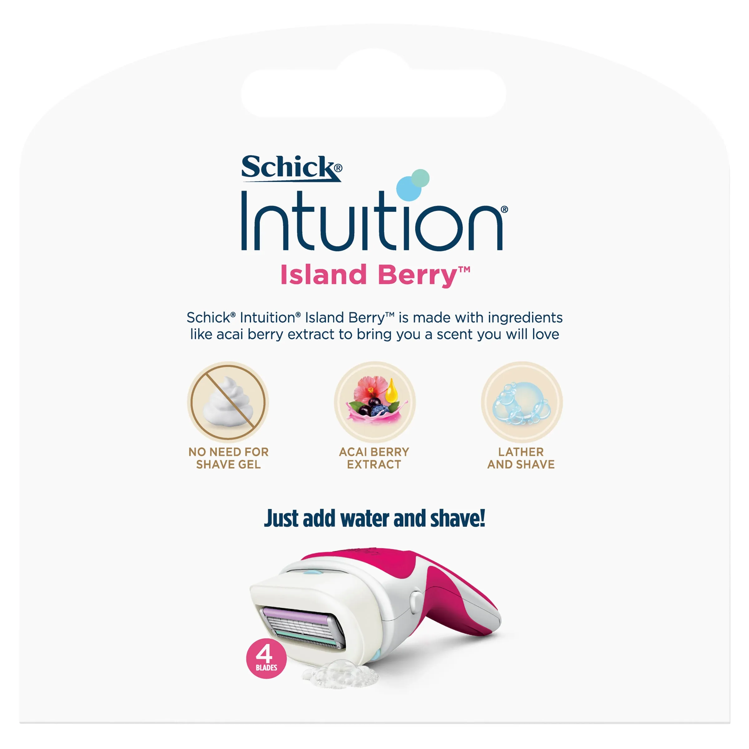 Schick Intuition Island Berry Refills 6pk