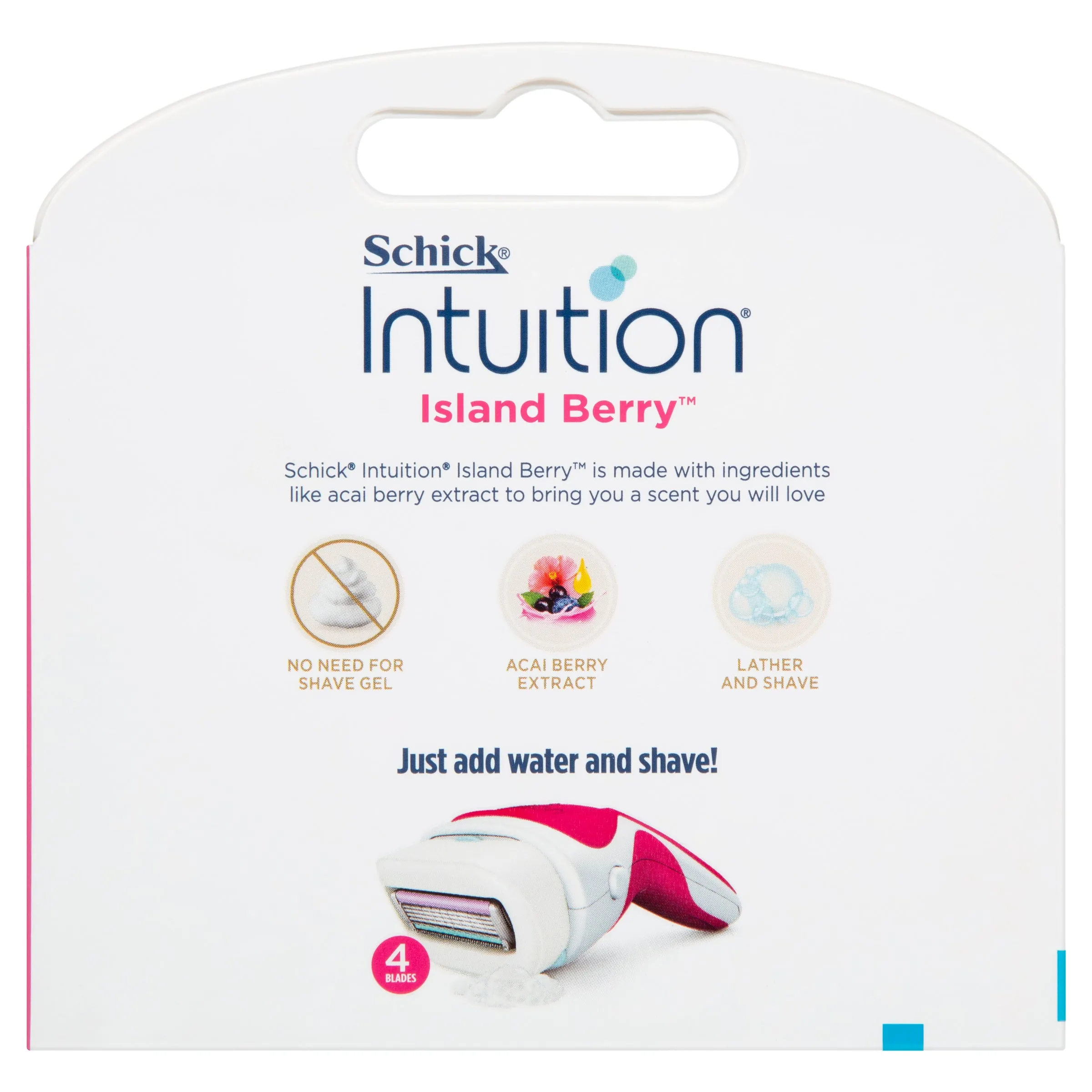 Schick Intuition Island Berry Refills 6pk