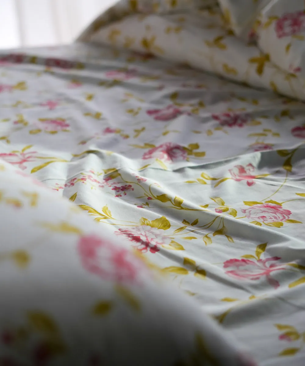 Sepia Blossom - Bed Sheet