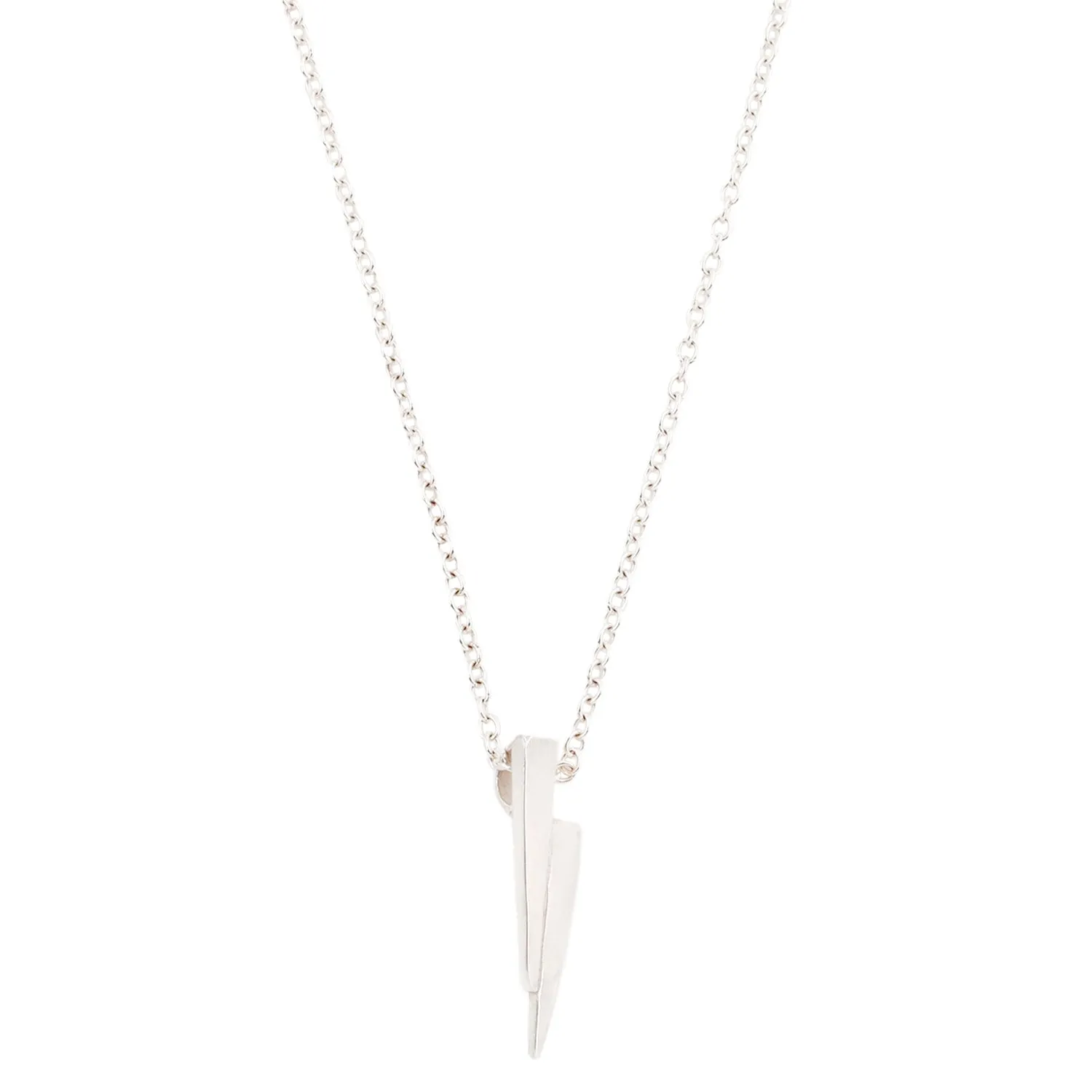 Silver Razor Necklace