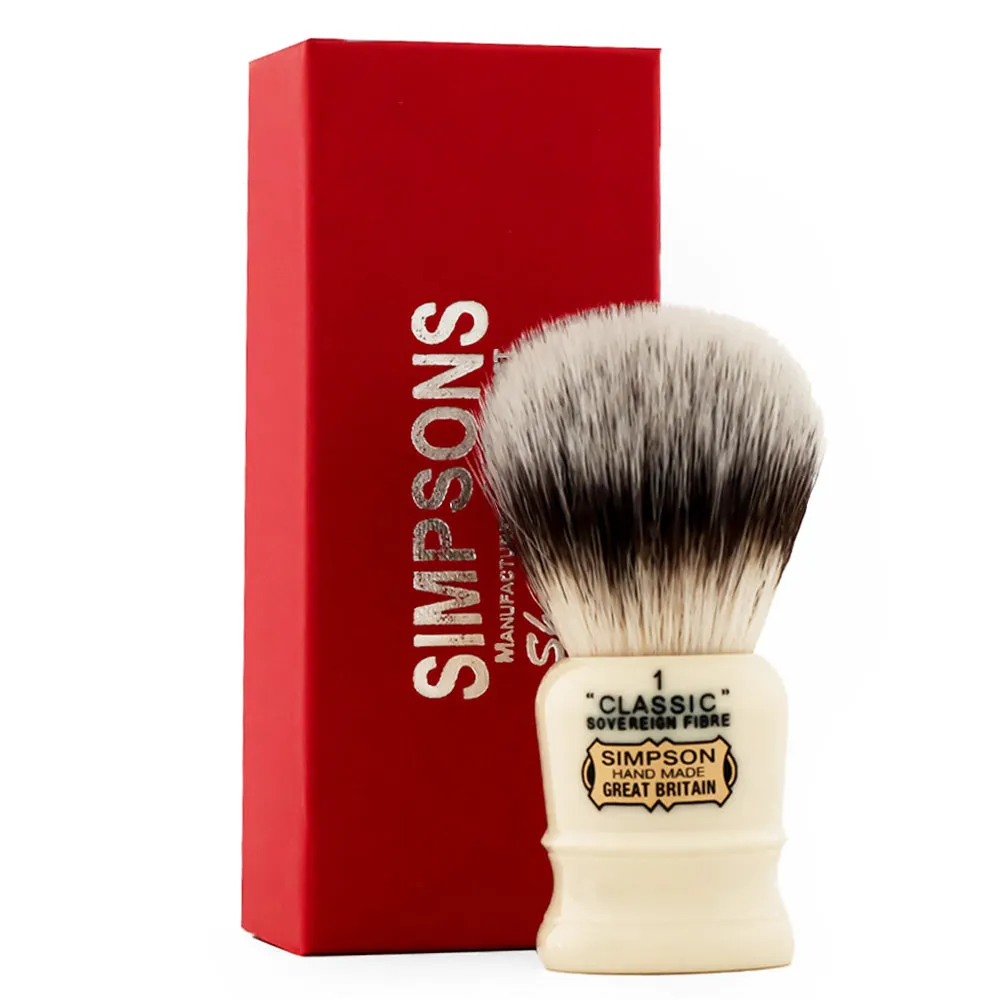 Simpsons Sovereign Fibre Shaving Brush Classic CL1