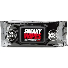 Sneaky Wipes - Shoe and Trainer Cleaning Wipes - 50 Mega Pack