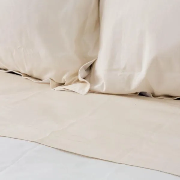 Soft Percale Pillow case in Natural