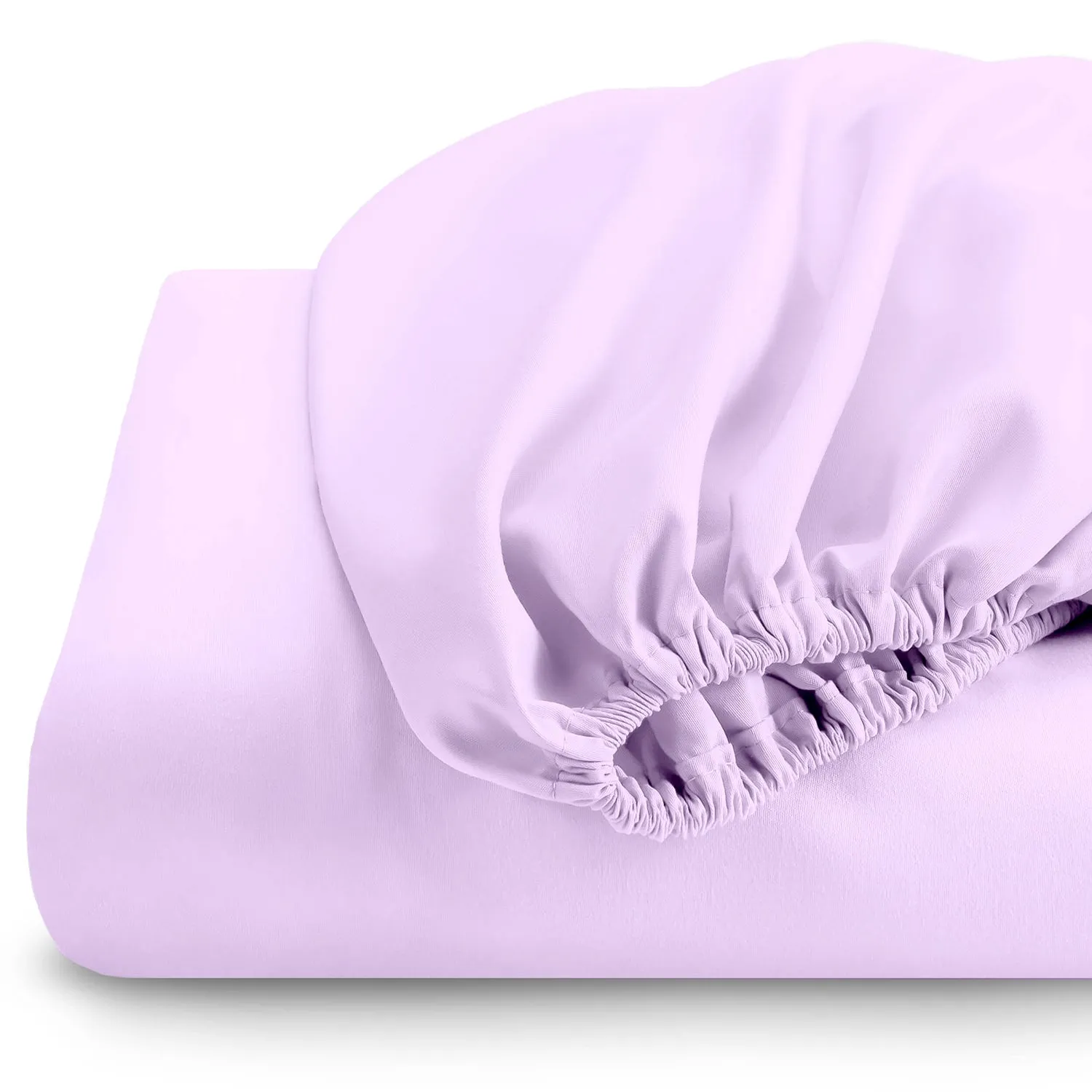 Super Soft fitted sheet 160x200 30 CM - Lilac