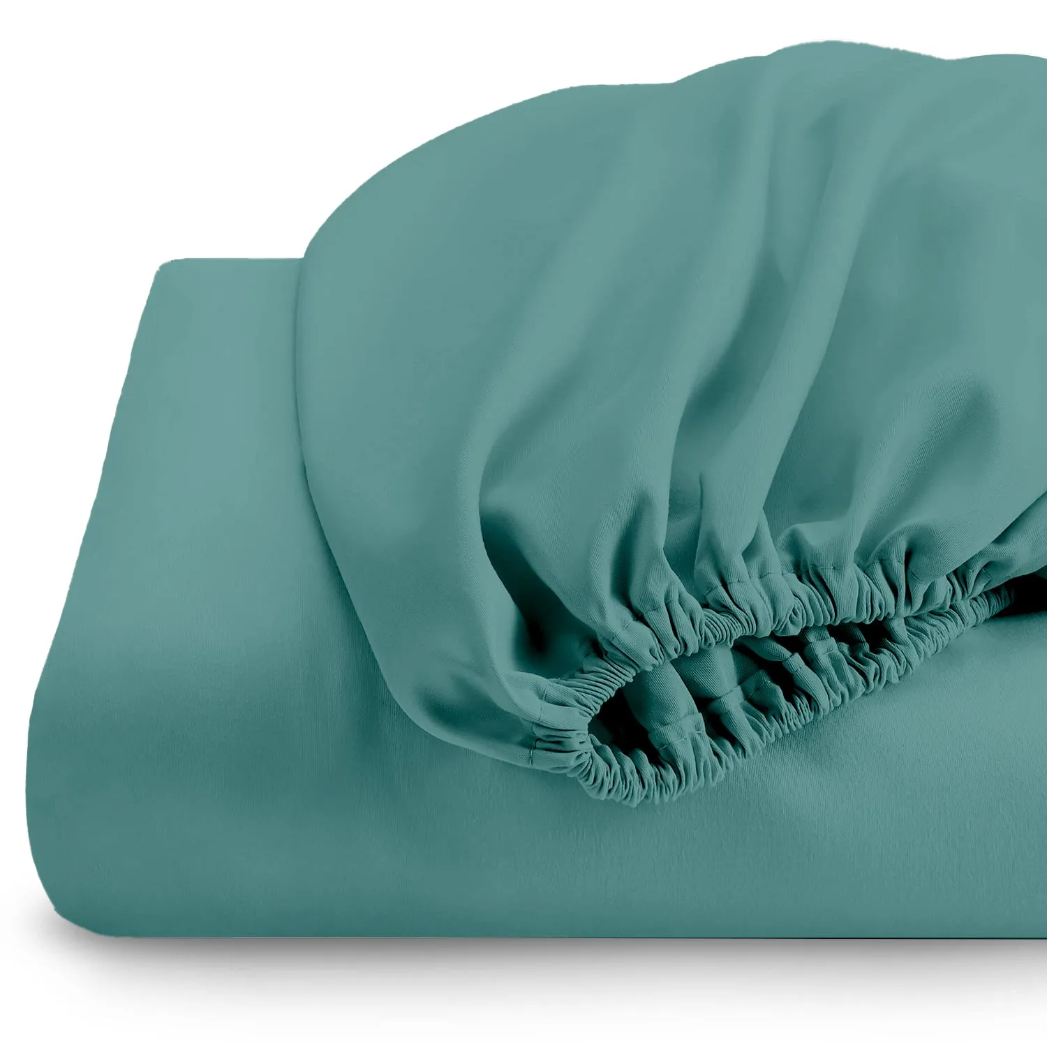 Super Soft Fitted sheet 160x200 30 CM - Teal