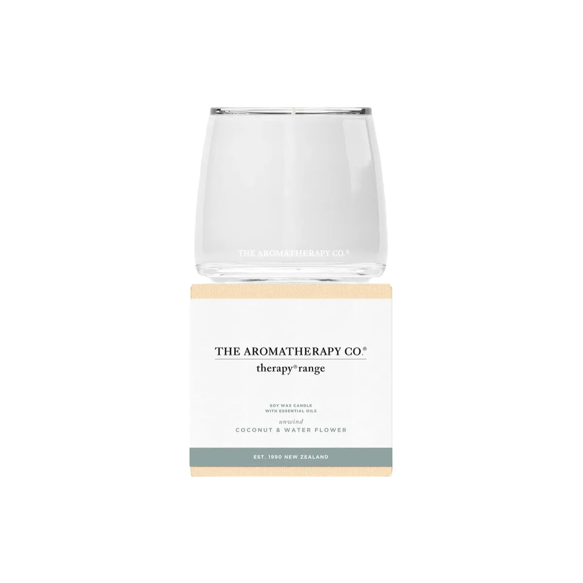 The Aromatherapy Co. Coconut & Water Flower Therapy Candle Unwind 260g