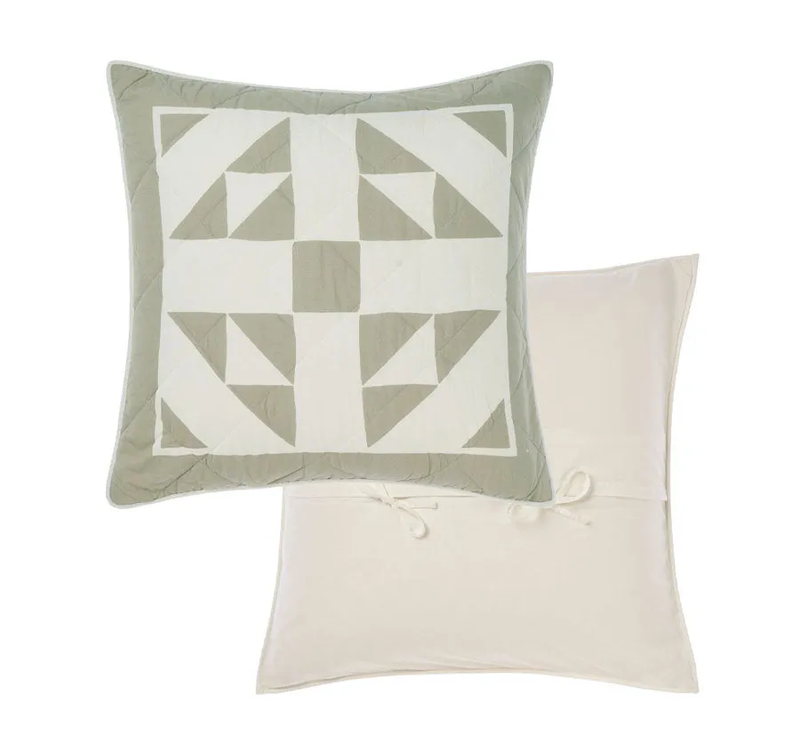 Una European Pillowcase Eucalyptus