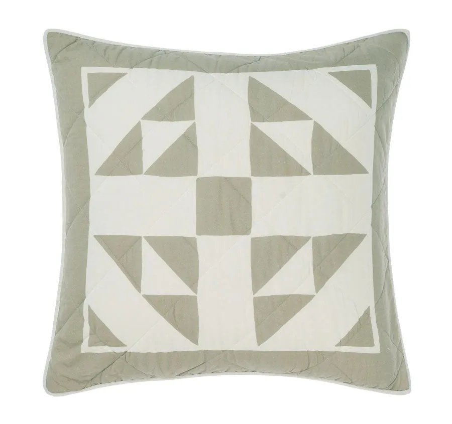 Una European Pillowcase Eucalyptus