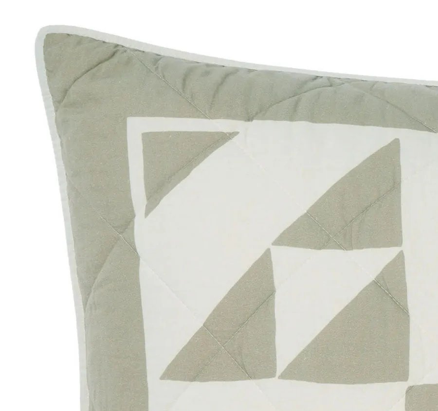 Una European Pillowcase Eucalyptus