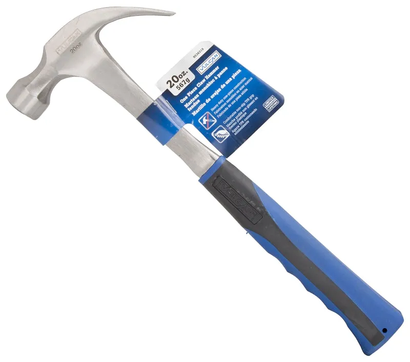 Vulcan JL61037 Hammer, 20 oz Head, Curved Claw Head, CS Head, 13-1/4 in OAL :EA: QUANTITY: 1