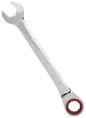 Vulcan PG1 Combination Wrench, SAE, 1 in Head, Chrome Vanadium Steel, Polished Mirror