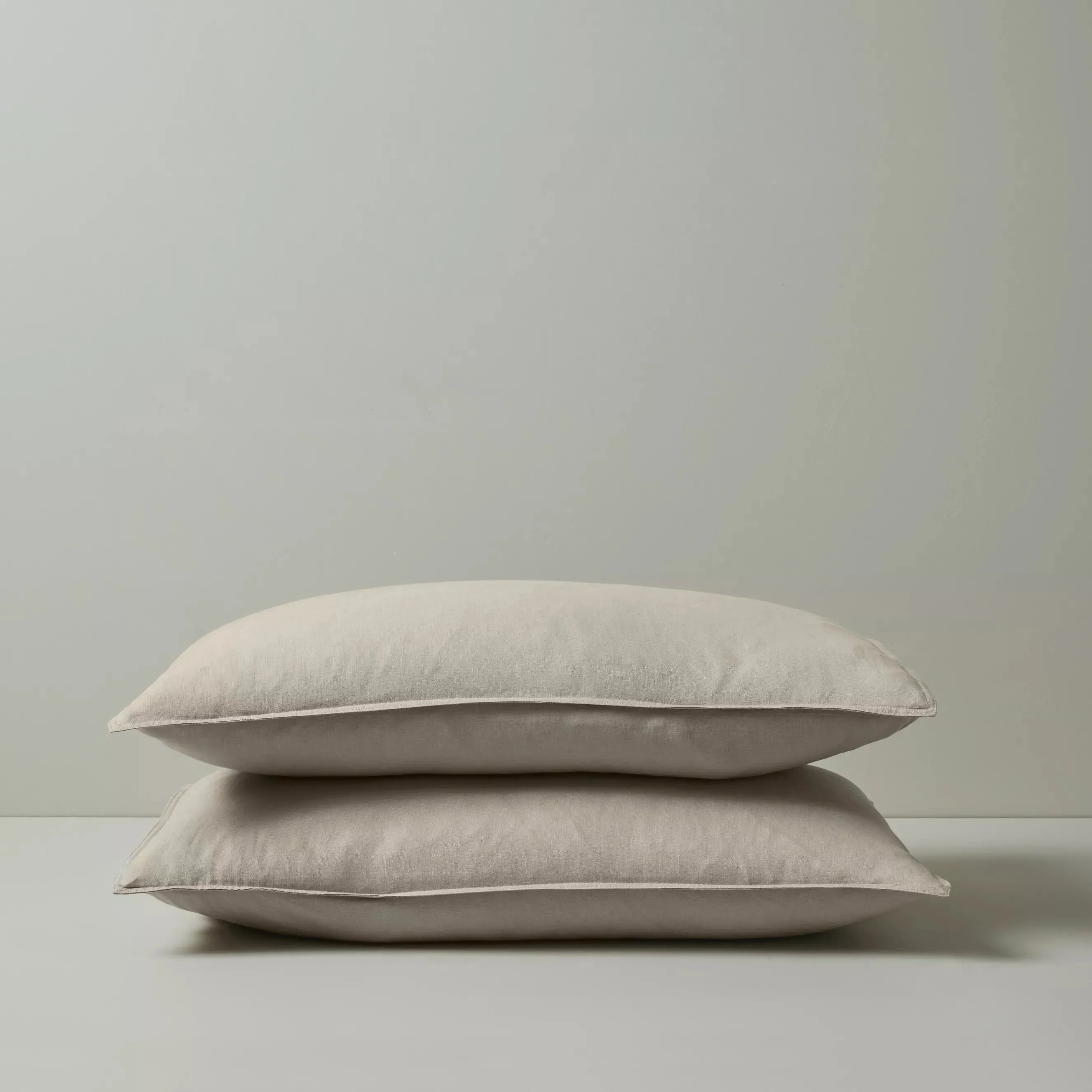 Weave Ravello Linen Pillow Case Pair - Bone