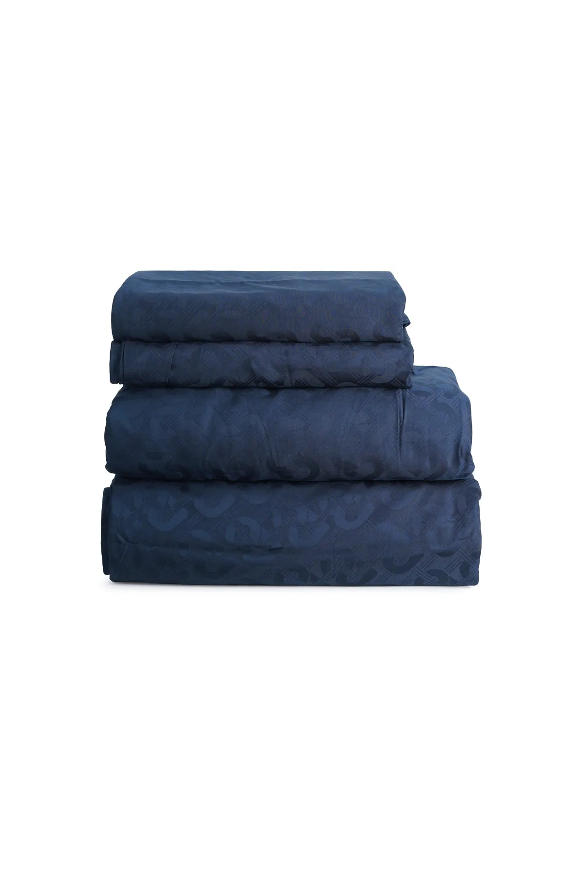 Wicker Bed Sheet Super King - Navy