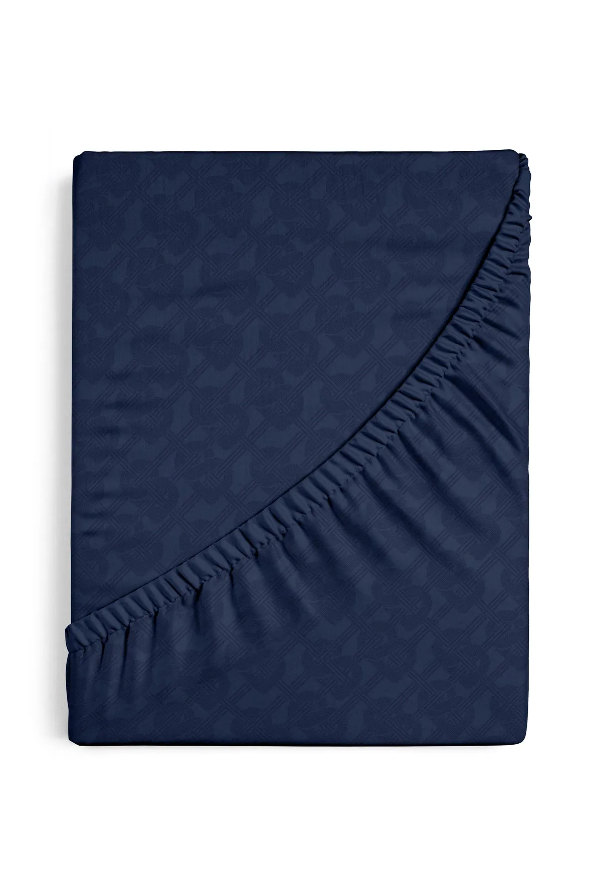 Wicker Bed Sheet Super King - Navy