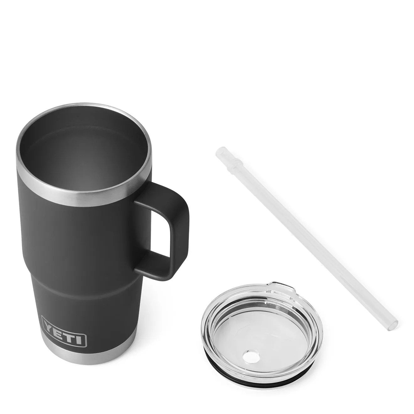 YETI Rambler 25oz Straw Mug Black