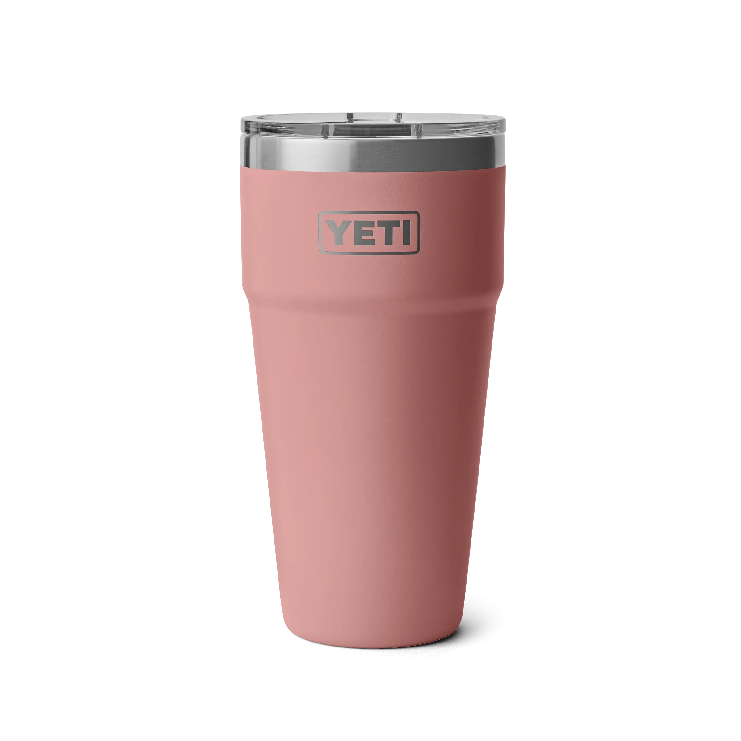 Yeti Rambler 30oz/877ml Stackable Cup with Magslider Lid - Sandstone Pink