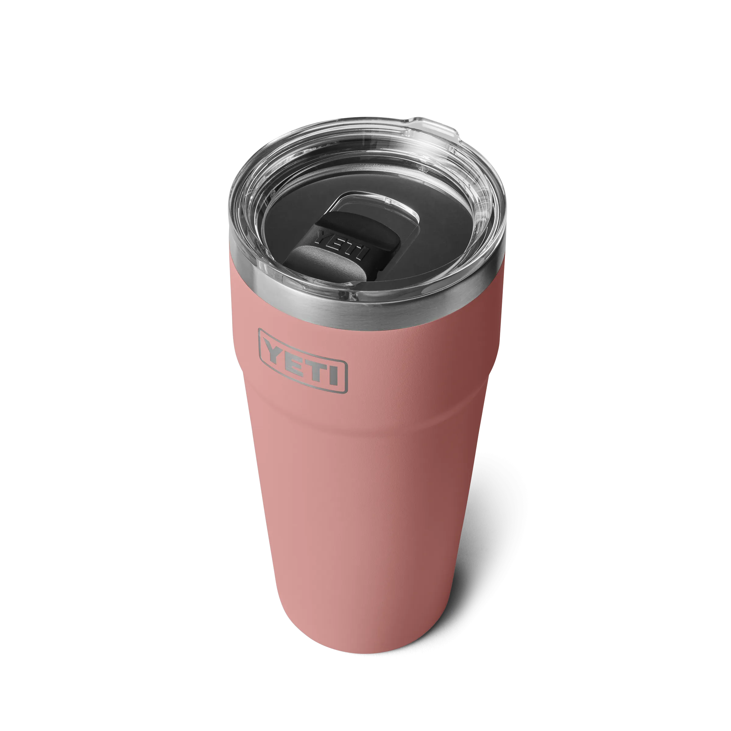 Yeti Rambler 30oz/877ml Stackable Cup with Magslider Lid - Sandstone Pink