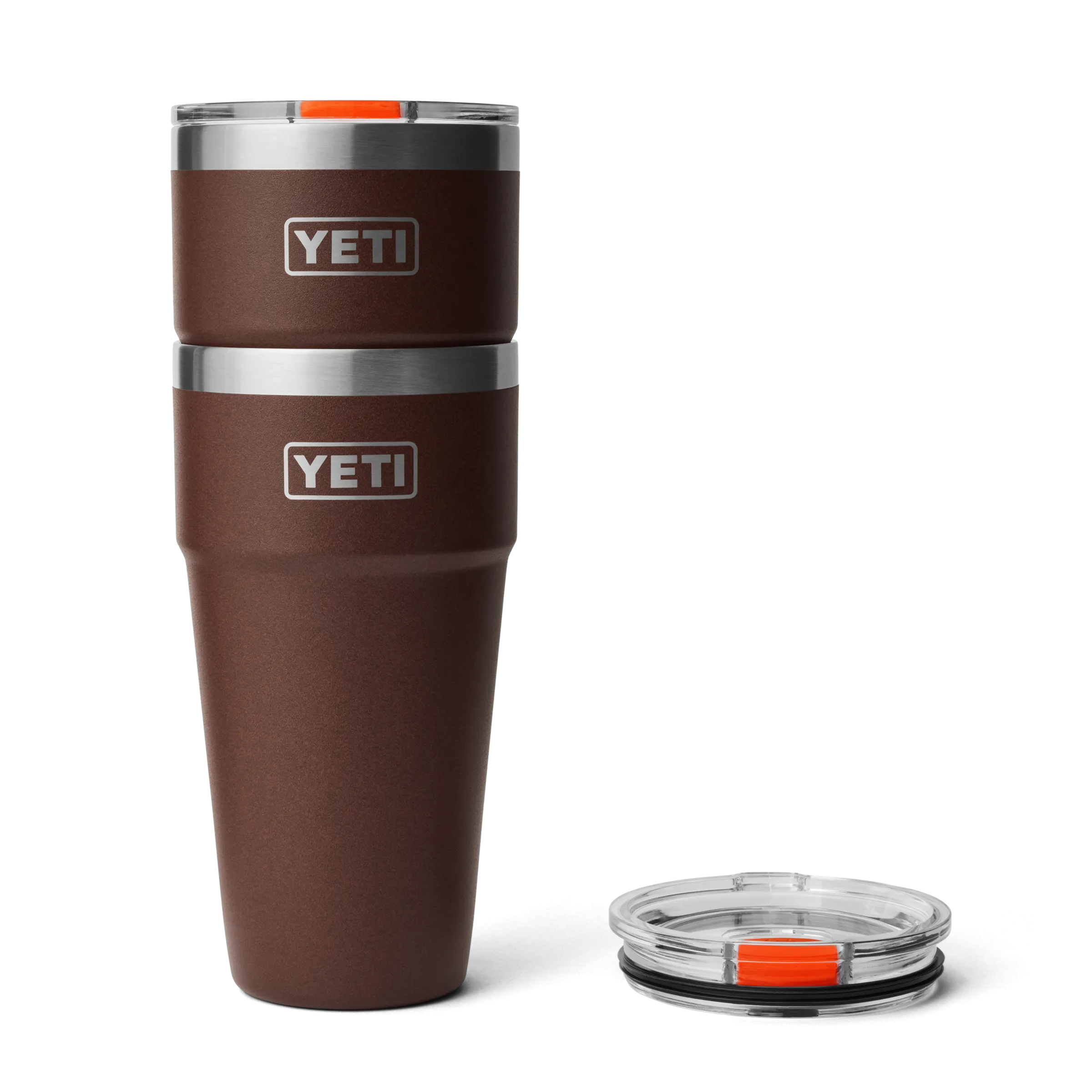 Yeti Rambler 30oz/877ml Stackable Cup with Magslider Lid - Wetlands Brown