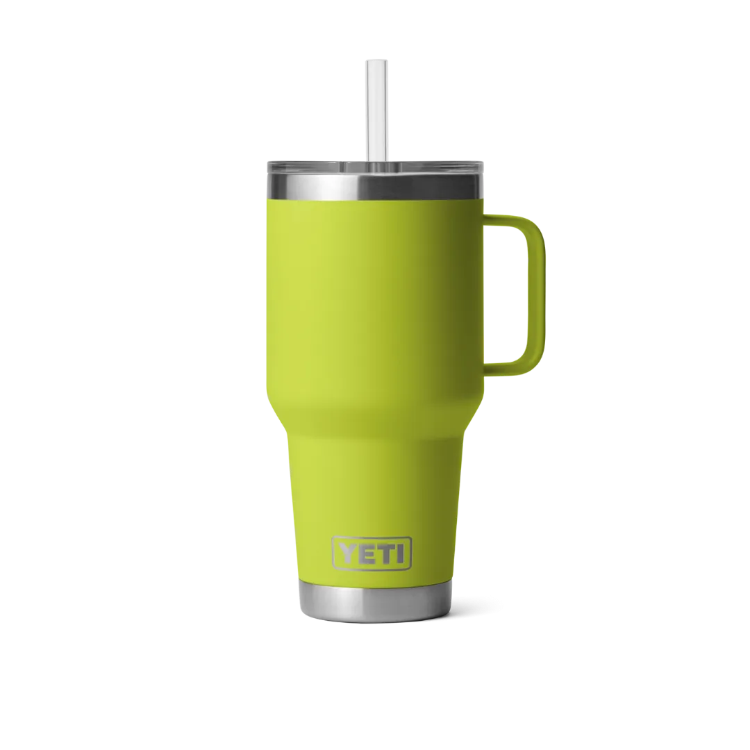 Yeti Rambler 35oz Chartreuse Straw Mug