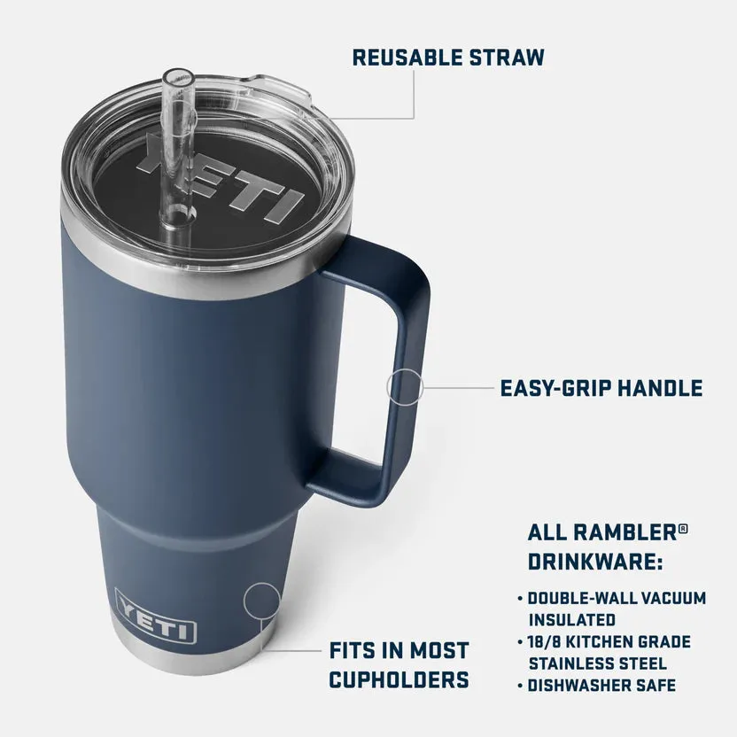 YETI Rambler 42 OZ (1242ml) Straw Mug With Straw Lid - Seafoam