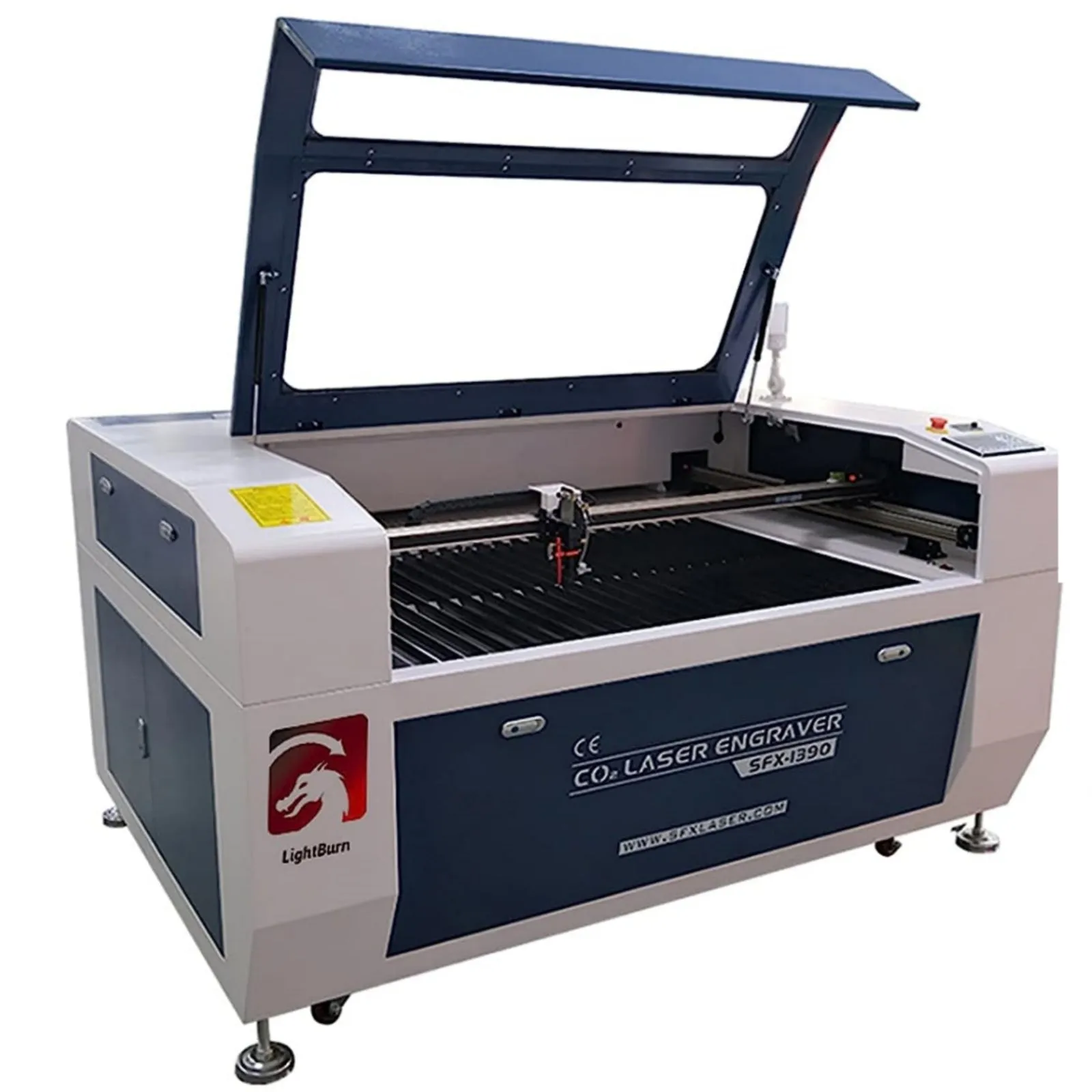 ZAC CO2 Laser Cutter 130W/150W/180W CO2 Laser Cutting Machine CO2 Laser Cutter Engraver with Lightburn Software 1300x900mm Workbench