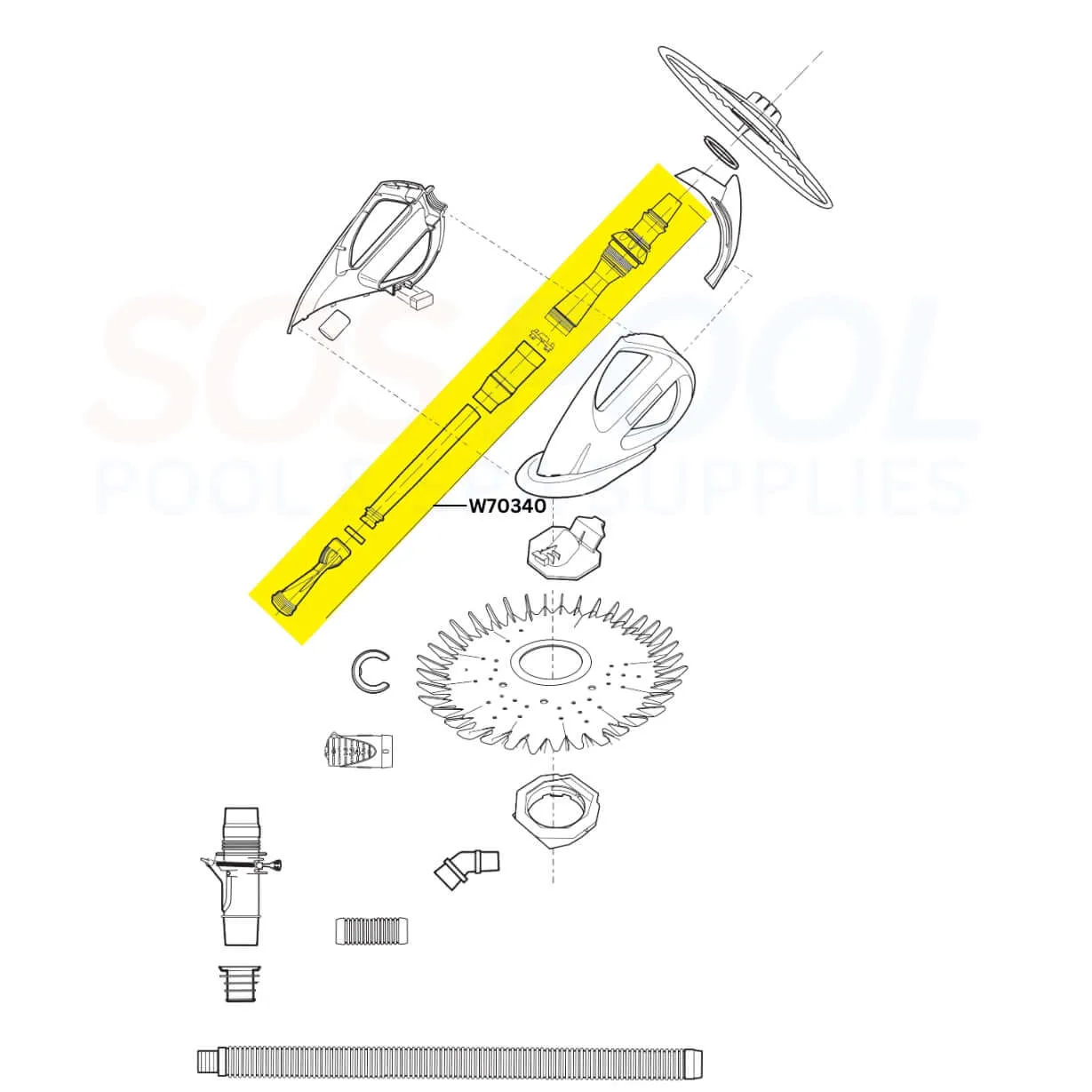 Zodiac Baracuda Complete Cassette Assembly For G3 and G3 Pro Cleaners | W70340